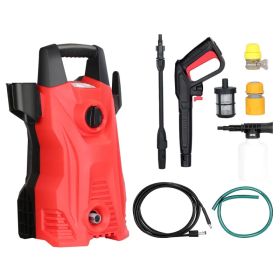 Electric High Pressure Washer 3000PSI Max 2.6GPM Powerful Car Washer Pressure Cleaner With Adjustable Spray Nozzle Soap Dispenser IPX5 Waterproof (Option: Washer)